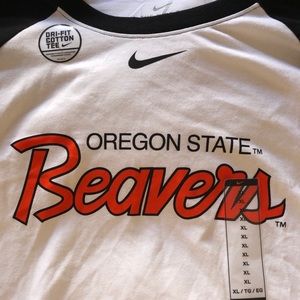 Oregon State Beavers 3/4 Sleeve BRAND NEW